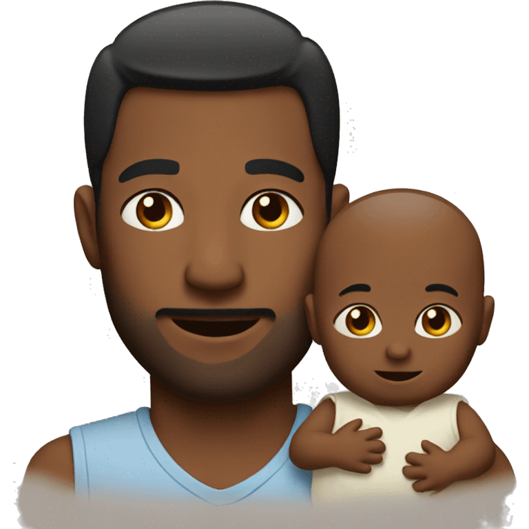 Men with baby emoji