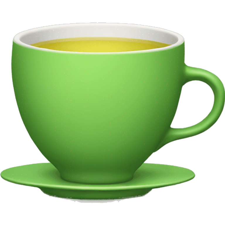 green tea cup emoji