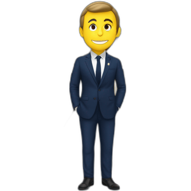 Macron dans le métro emoji