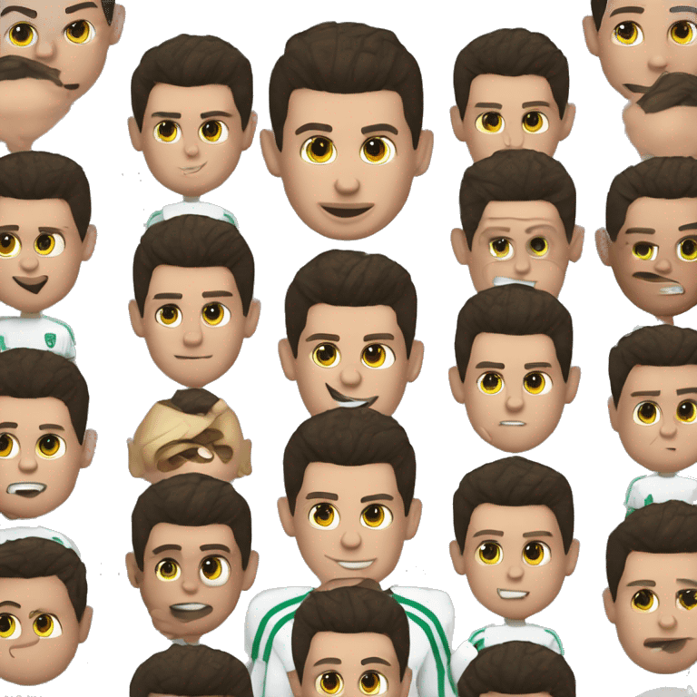 Cristiano Ronaldo con pasamontañas  emoji