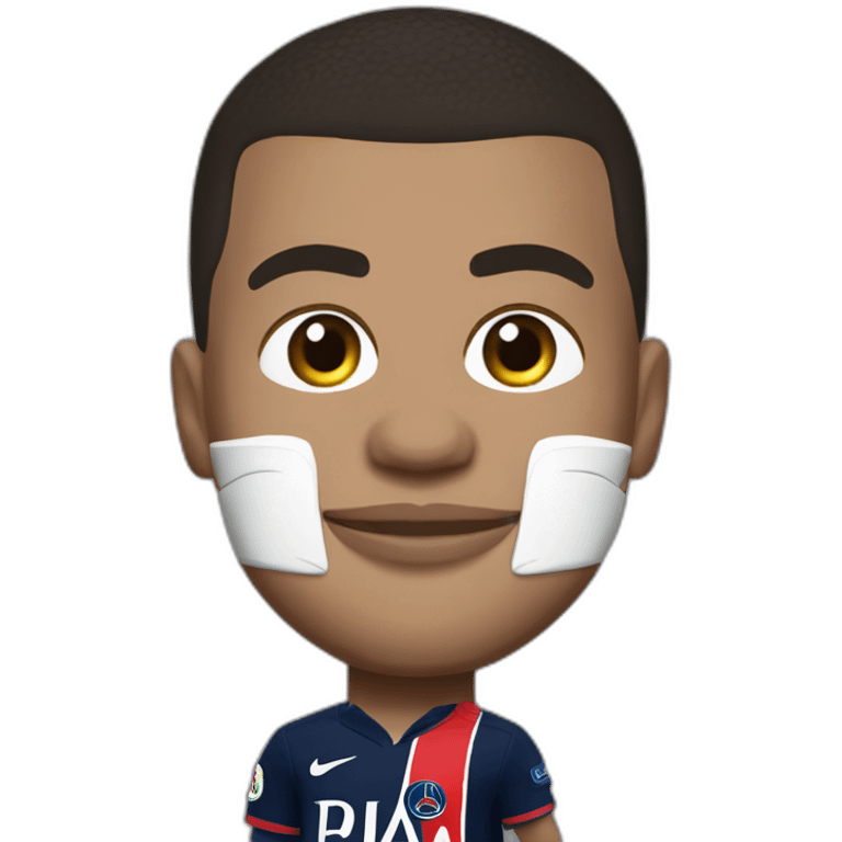 Kylian Mbappé 7 PSG emoji