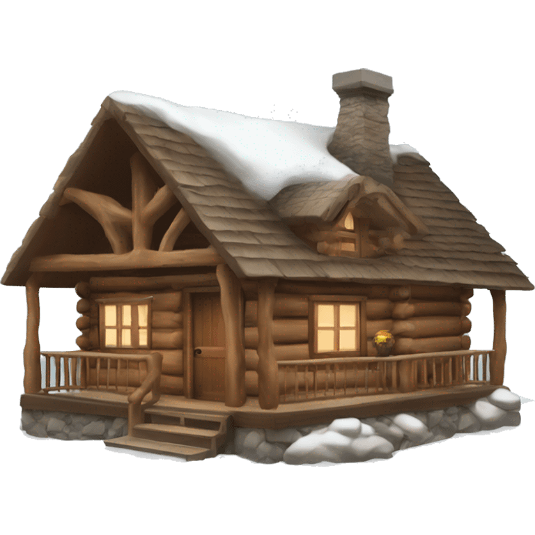 cozy luxury cabin emoji