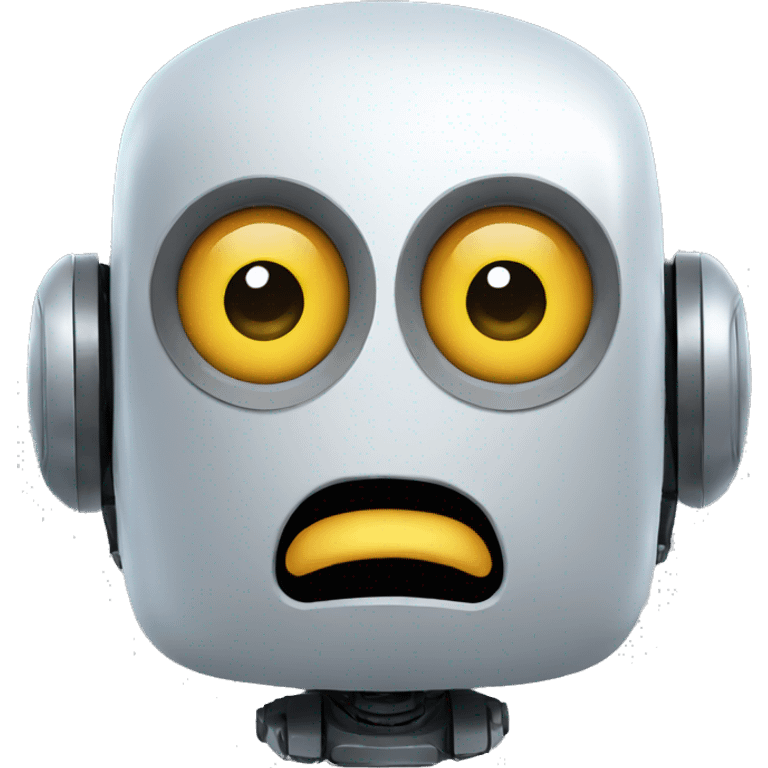 surprised robot emoji