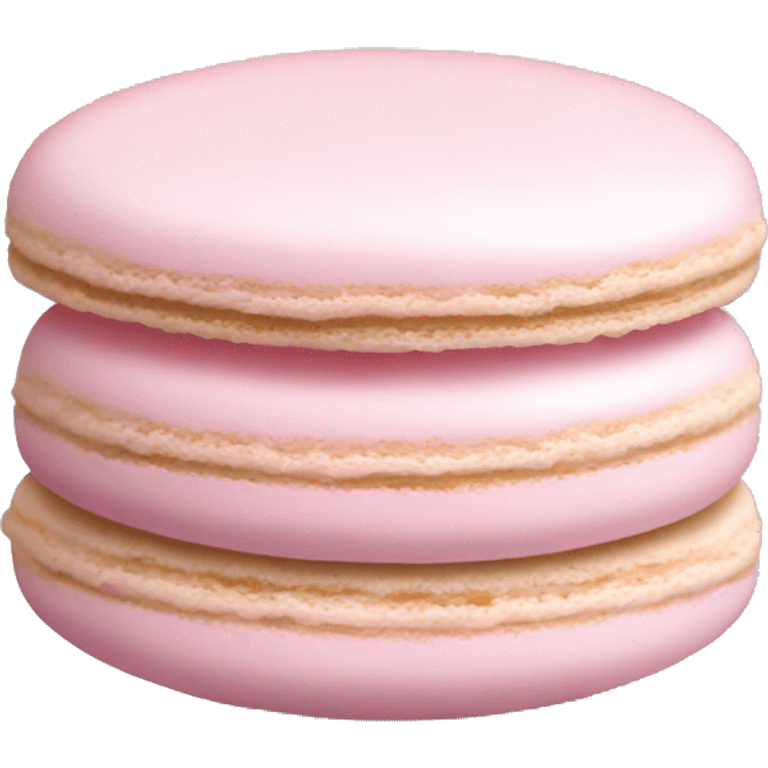 Pale pink macaron emoji