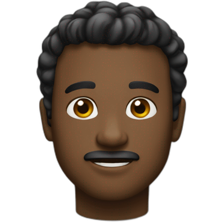 Black peppleo smail emoji