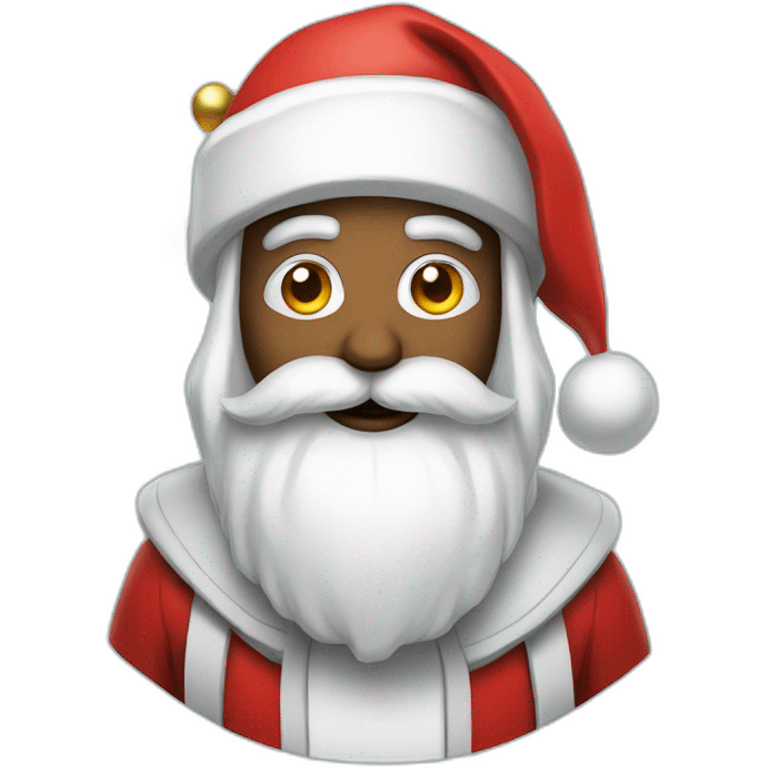 futuristic santa emoji