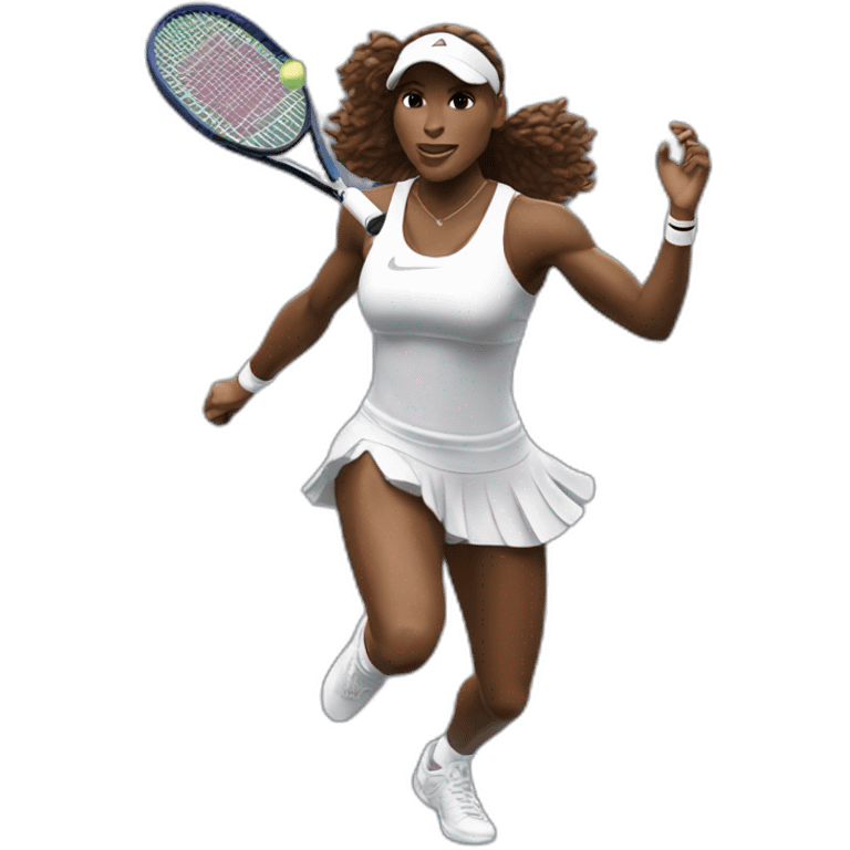 Serena Williams tennis emoji