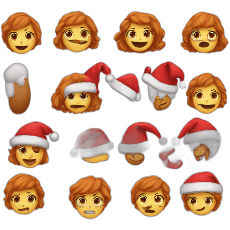 Fait moi un emojis de noel emoji