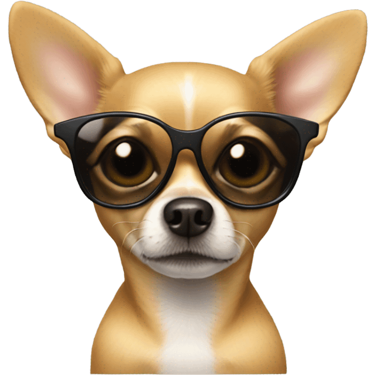 Chihuahua wearing shades  emoji