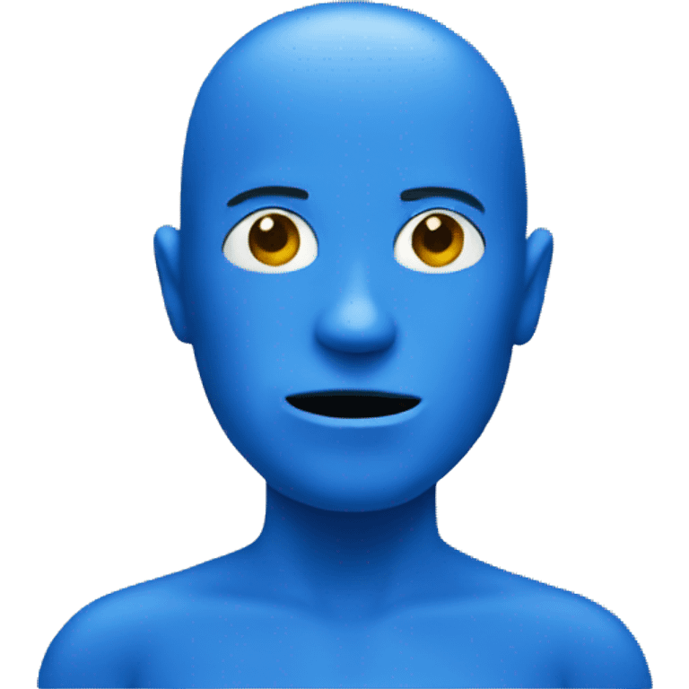 Blue man emoji