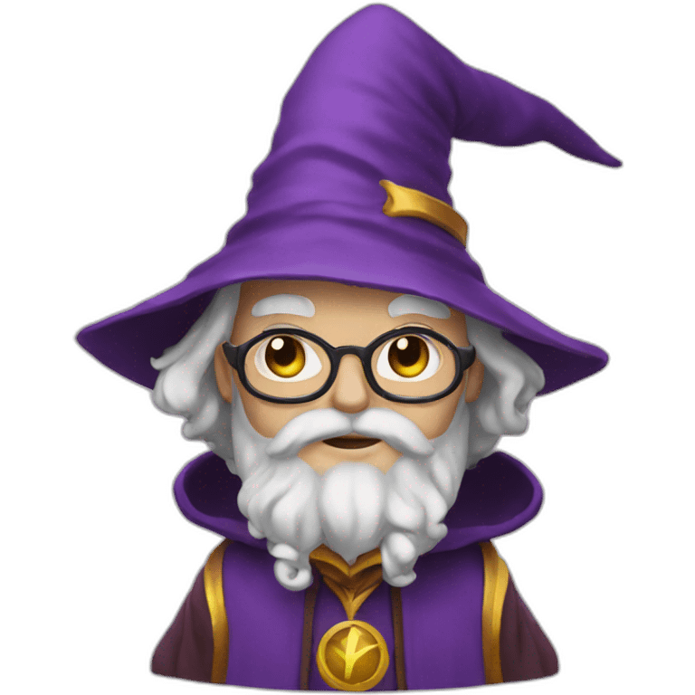 fabulous wizard emoji