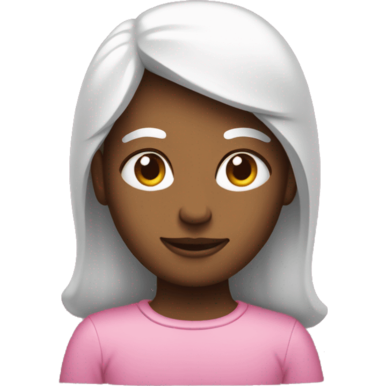 Emojis with pink skin emoji