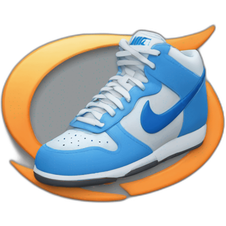 Nike mark logo with just do it emoji