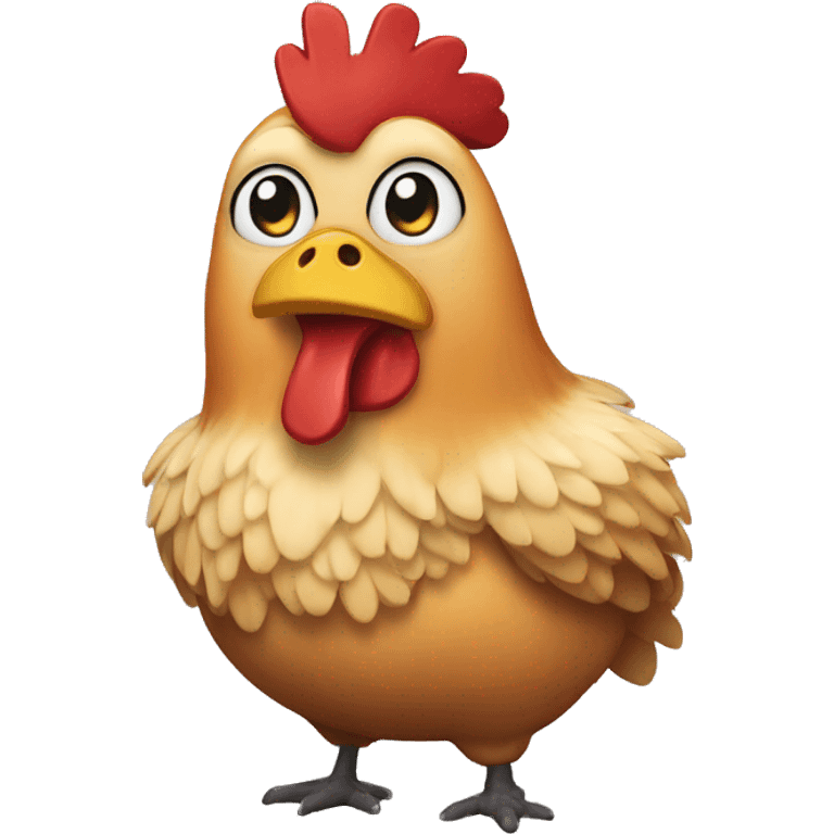 Buff chicken emoji