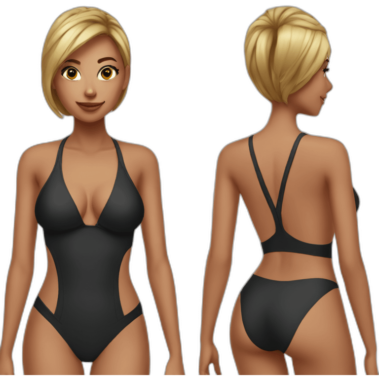 sexy chic in swimsuit emoji