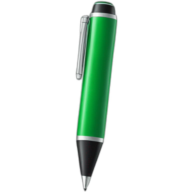 Green pen emoji