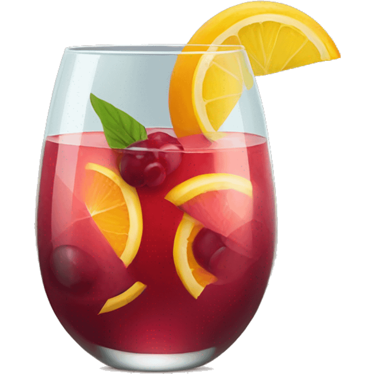 sangria in a glass emoji