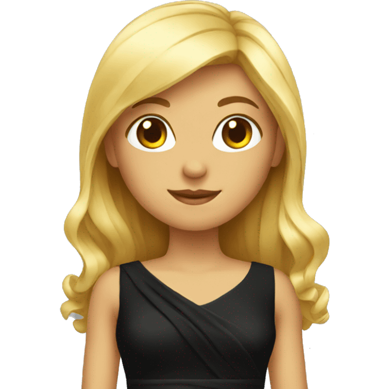 Black dress emoji