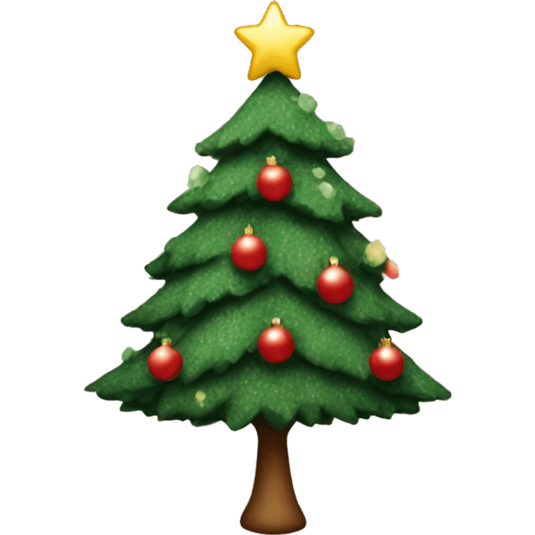 coquette christmas tree emoji