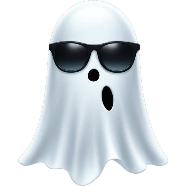 ghost with black sunglasses emoji