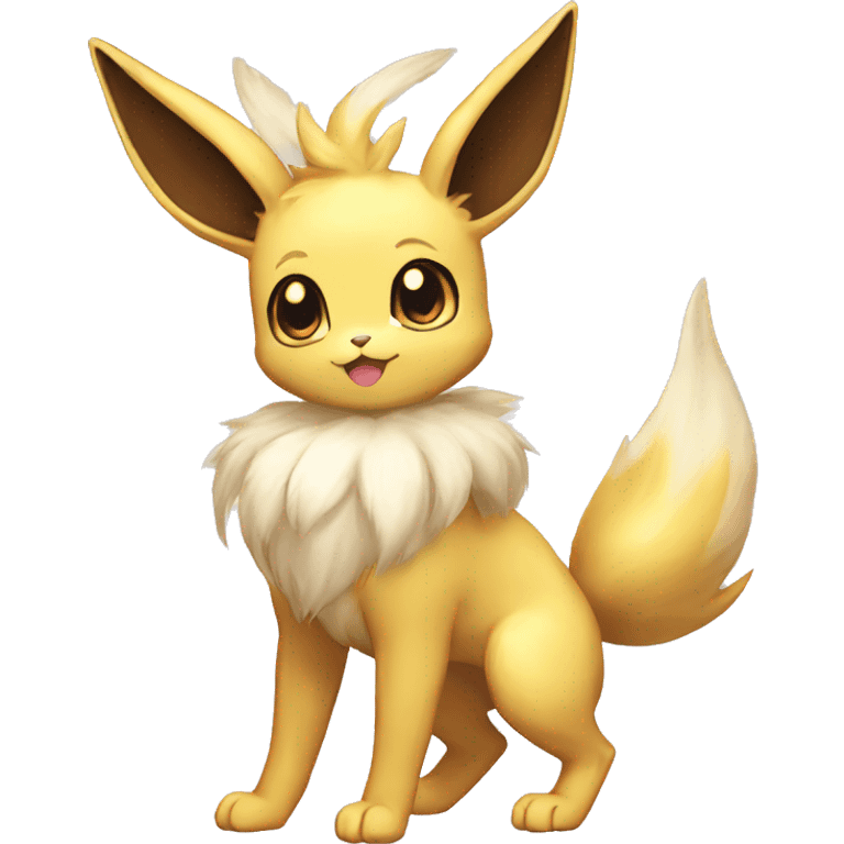 Shiny Kawaii Eeveelution-Cute-Pokémon-fusion full body emoji