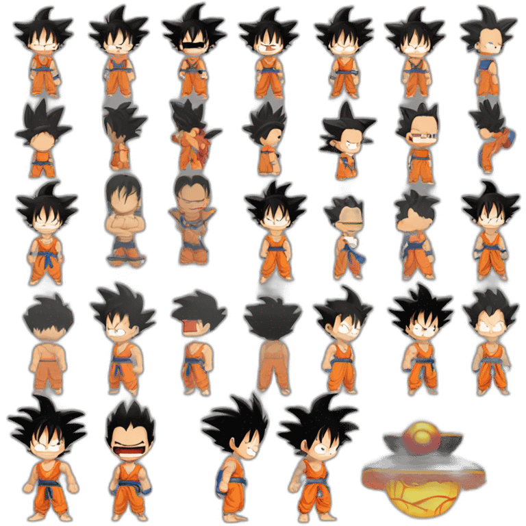 Son Goku fusionner a Luffy emoji