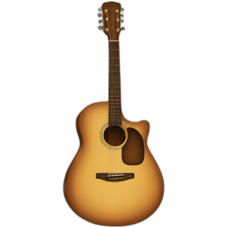 guitar acoustic emoji