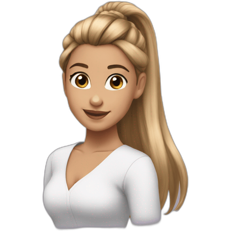 arianagrande-pony-tail emoji