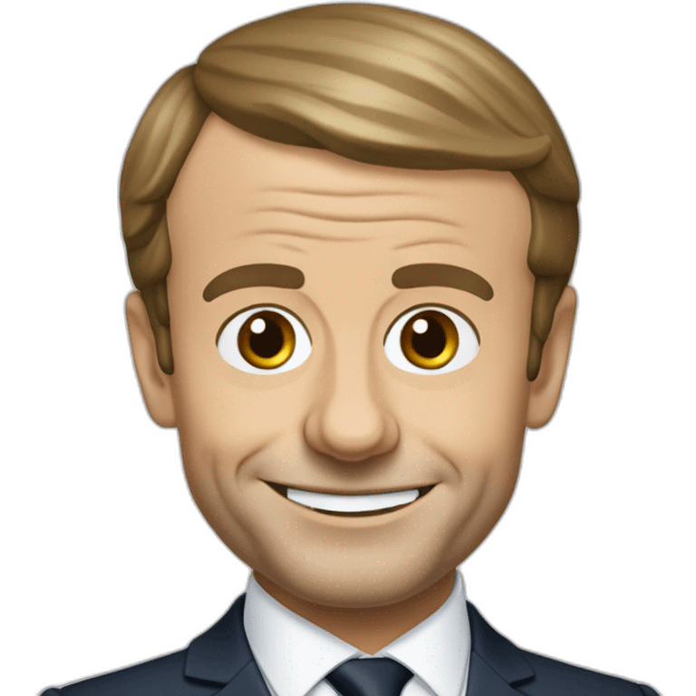 Emmanuel Macron pot de moutarde emoji