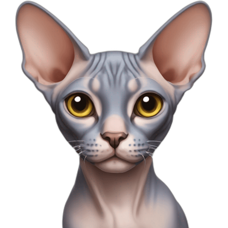 Sphynx cat emoji