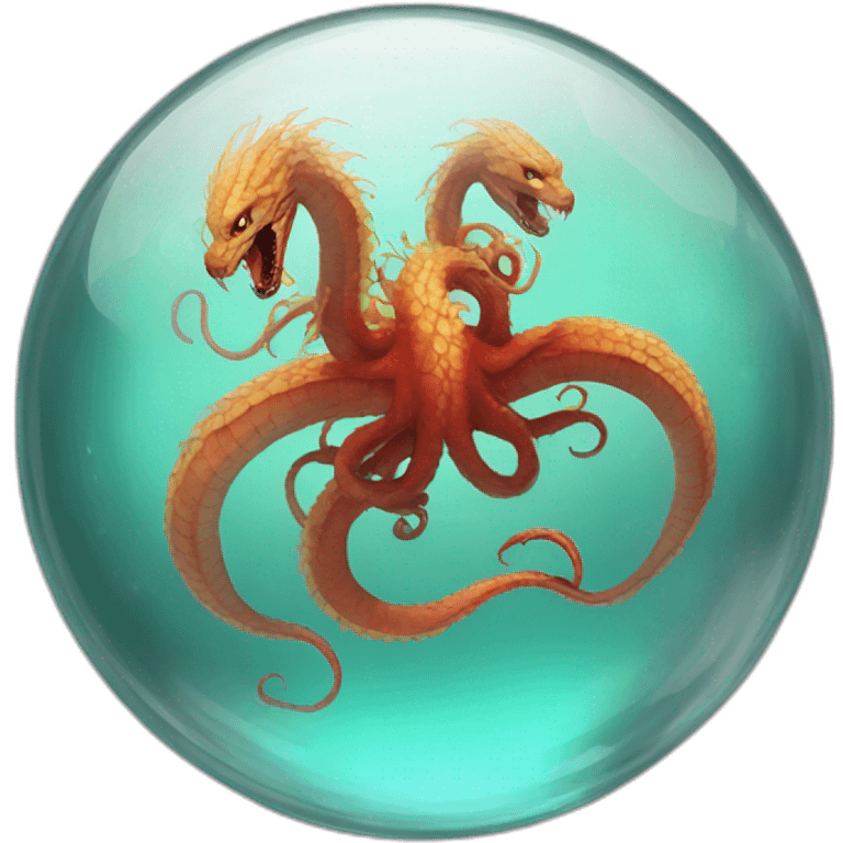 hydra in breacking crystal ball emoji