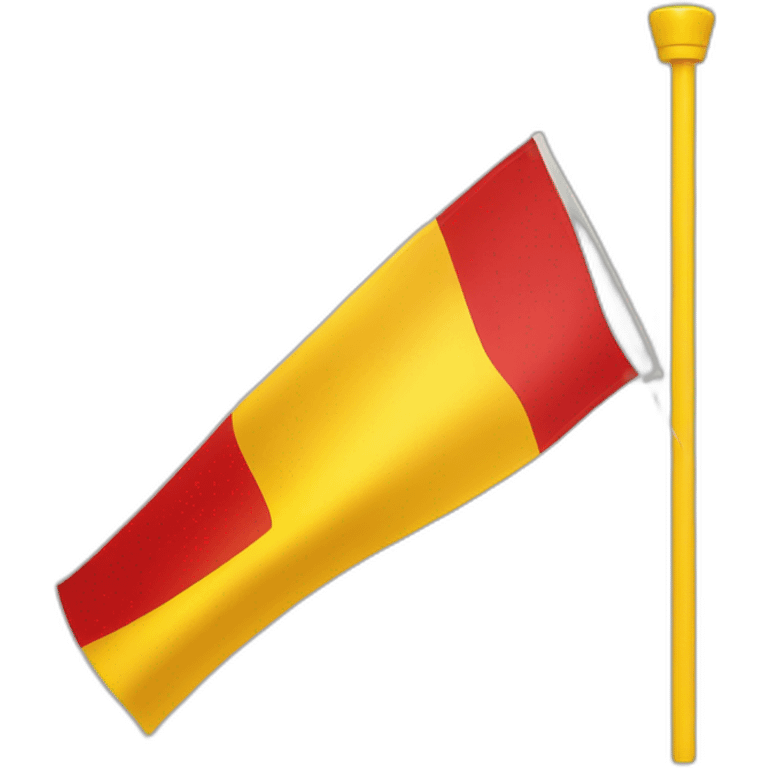 Yello and red combination flag emoji