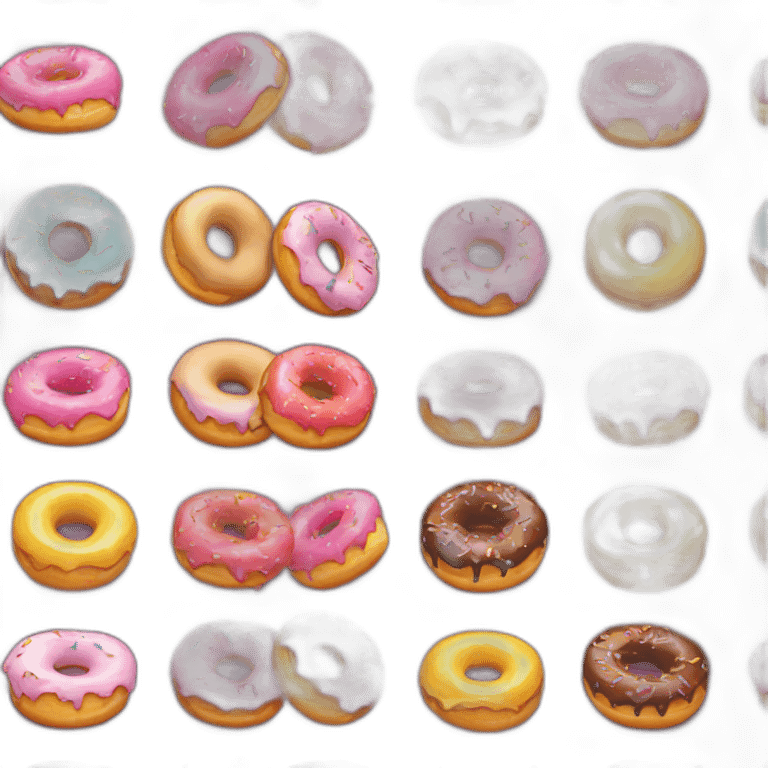 1 donut emoji