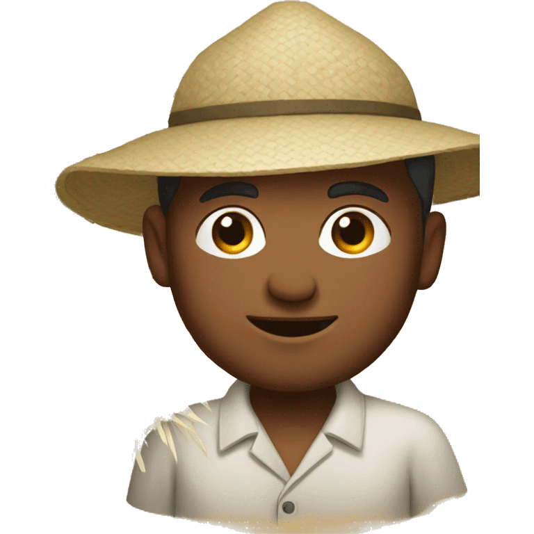 Rice farmer emoji