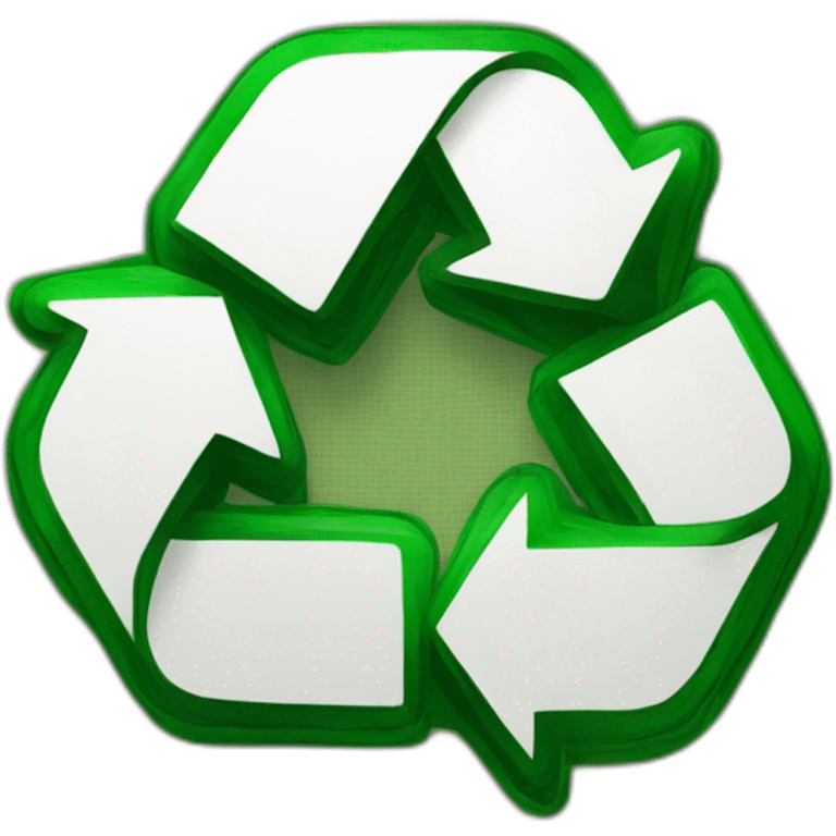 logo de reciclaje emoji