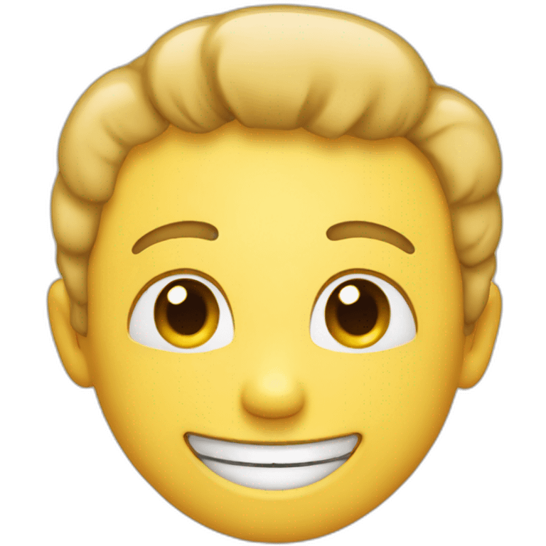 Open smile emoji