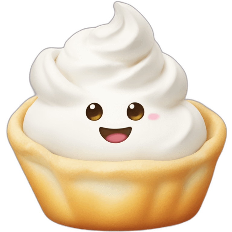 Meringue kawaii emoji