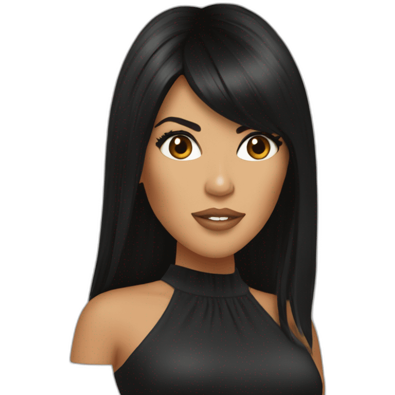 Kourtney Kardashian emoji