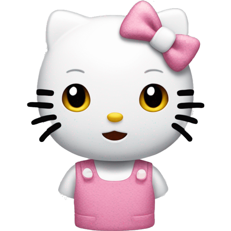 Tête Hello Kitty emoji