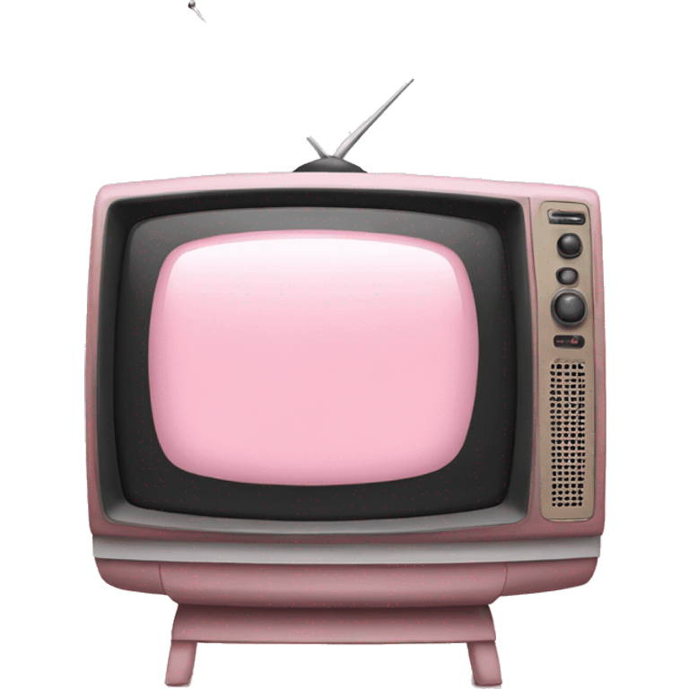 light pink tv  emoji