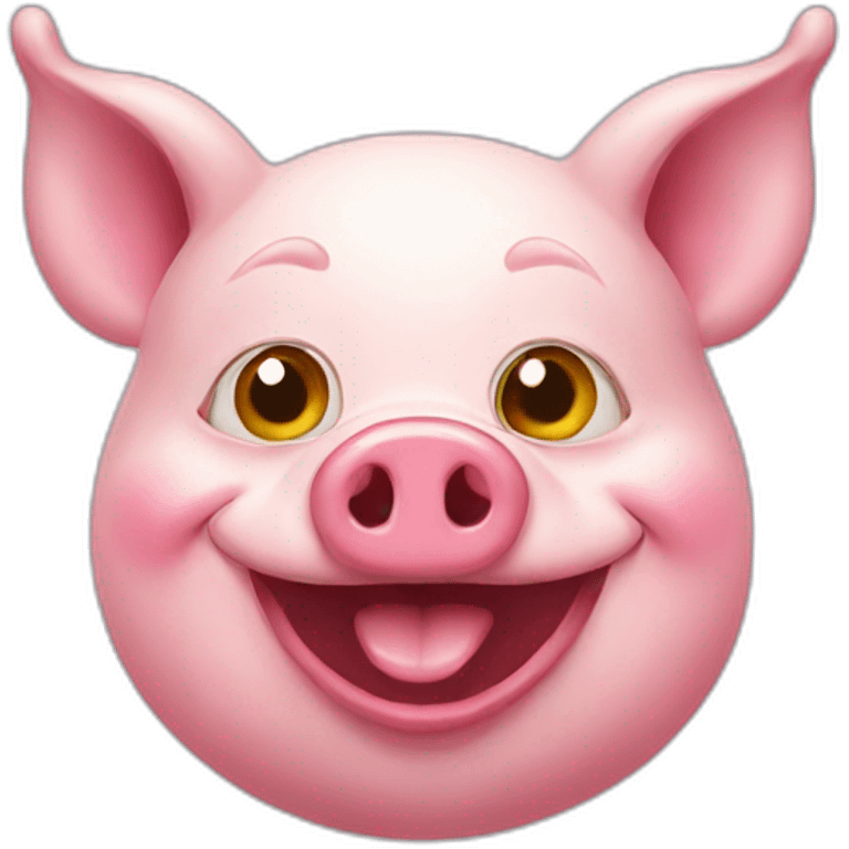 clown pig Russian emoji