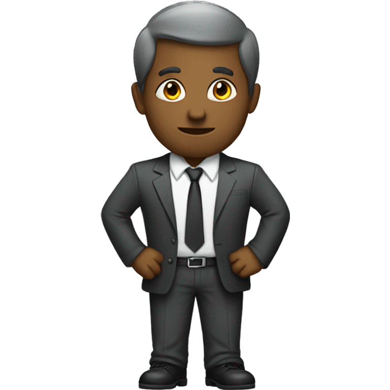 Standing on business  emoji