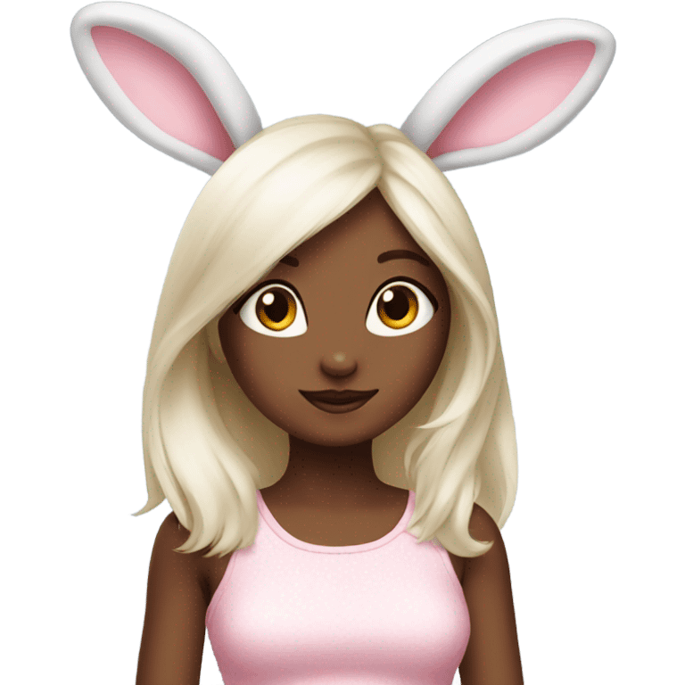 girly bunny  emoji