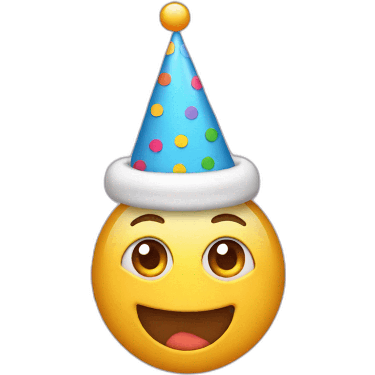 birthday hat face emoji