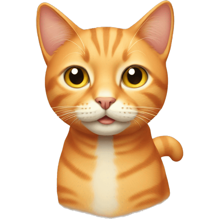 Light orange cat emoji