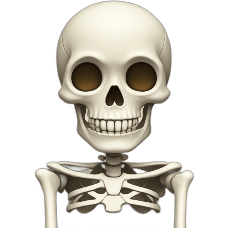 smiling skeleton emoji