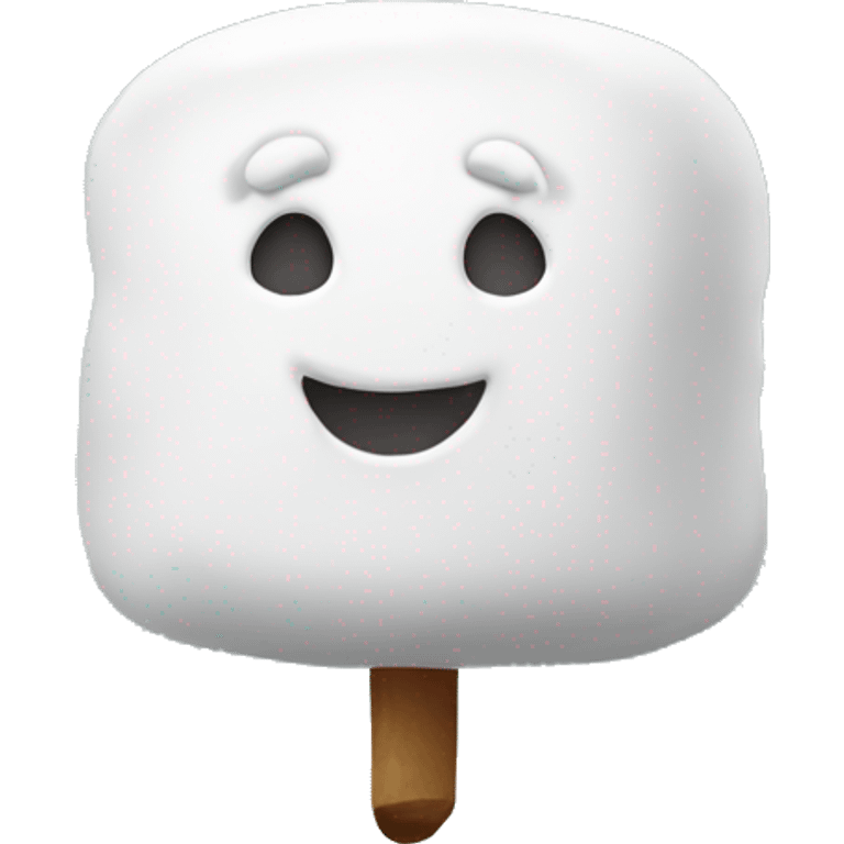 marshmallow without face emoji