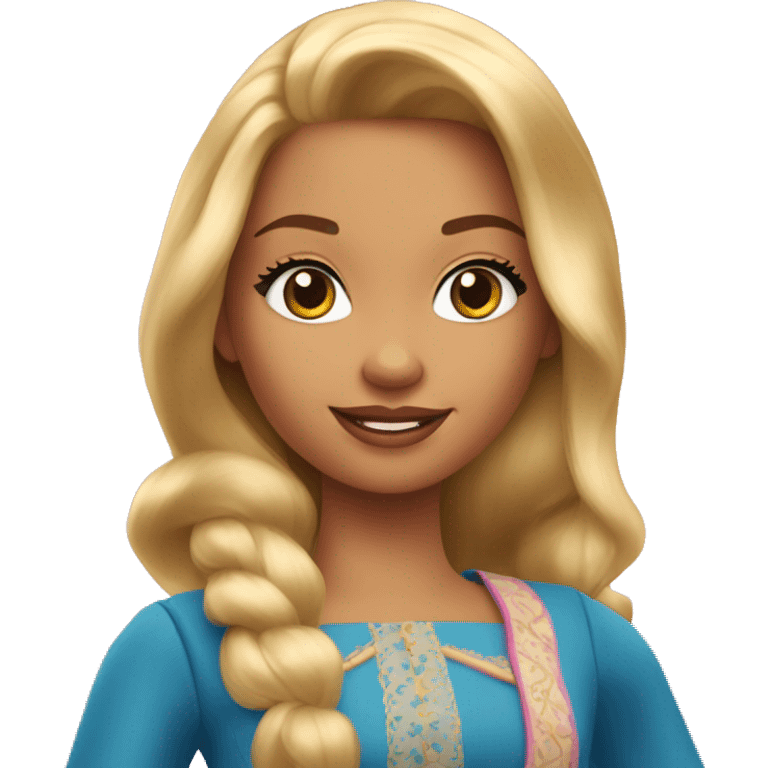 Erika from Barbie princess and the pauper emoji