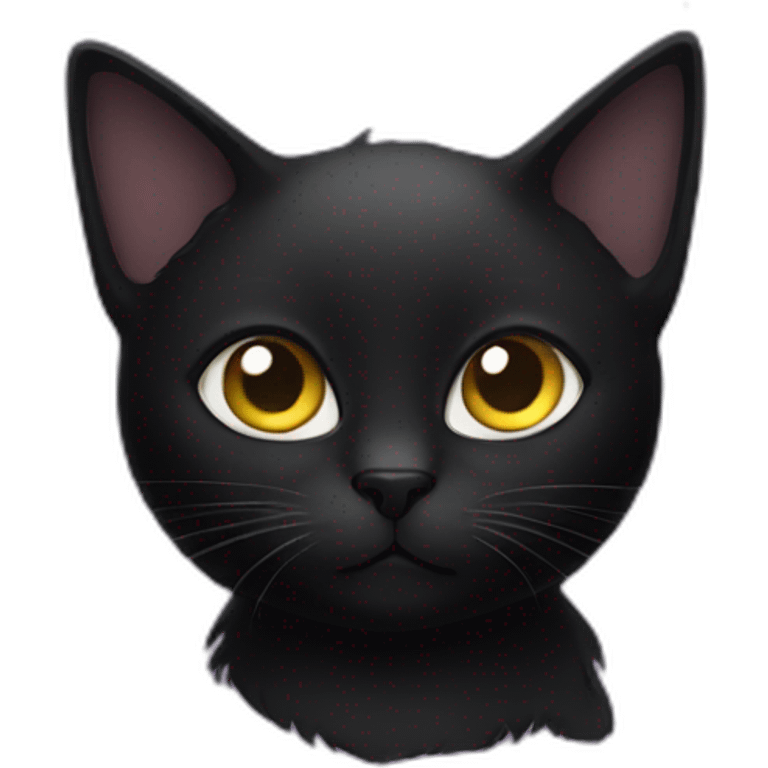 black cat space emoji