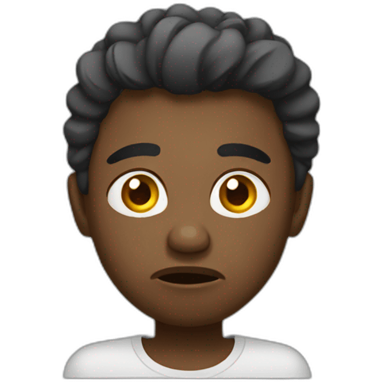 Frustrated Nigerian emoji